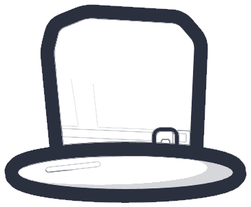 Sketch of a top hat